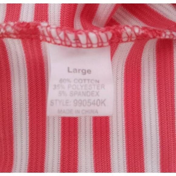 POOF GIRL PINK & WHITE STRIPE EMBELLISHED DRESS SZ.YL EUC. - Picture 5 of 6